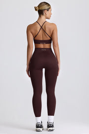 Oh Polly Super Sculpt BT2006 legging marron chocolate gainant
