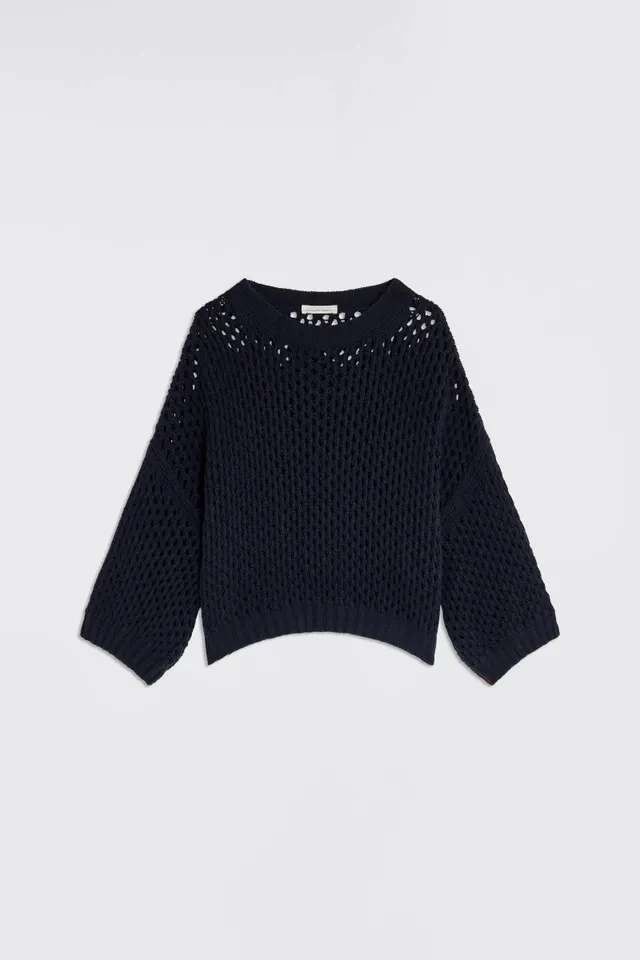 Liviana Conti Jessie pull femme bleu nuit