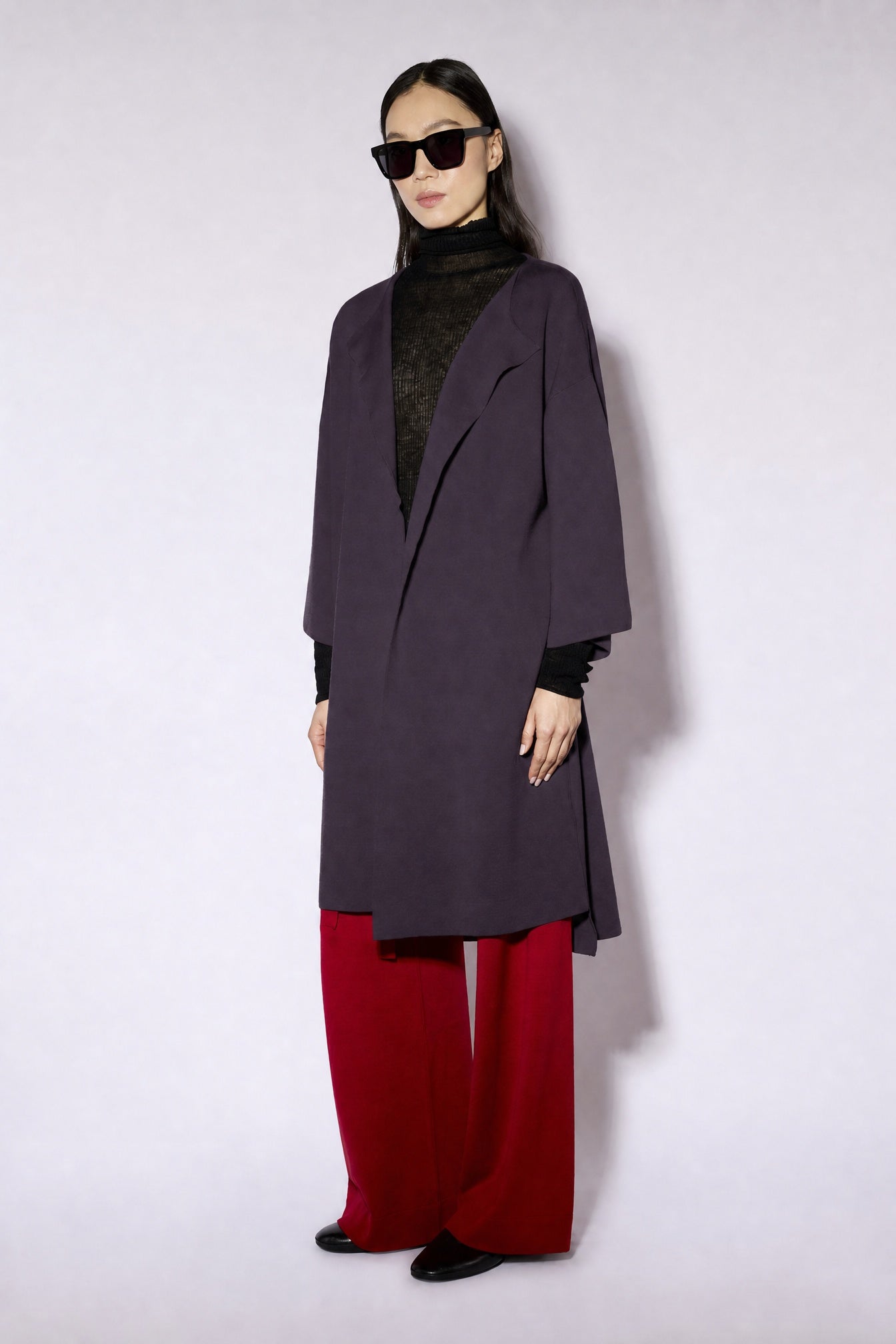 Liviana Conti Cynthia Cardigan Laine Mérinos Noir Ouvert
