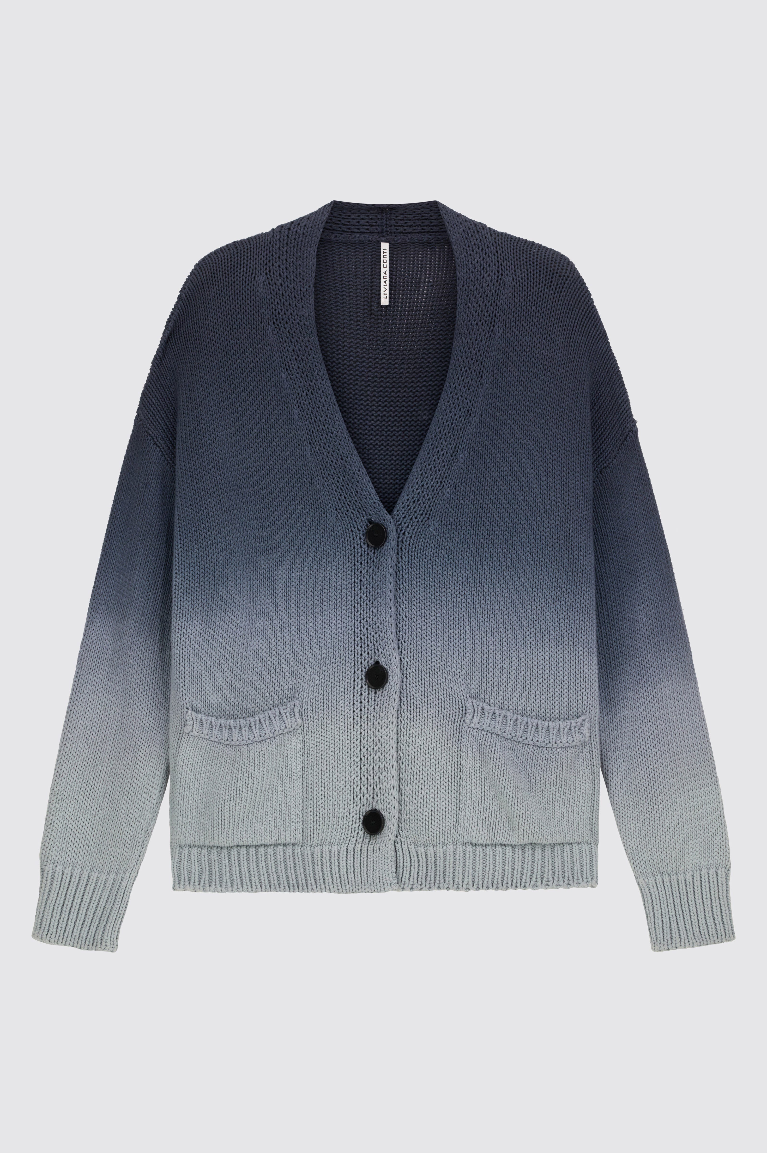 Liviana Conti Maglieria Zenon cardigan coton tie-dye
