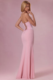 Oh Polly Avielle 15980 robe satin blush corset