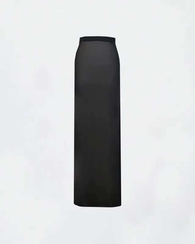 The Ethiquette Elena Jupe Mousseline Noire