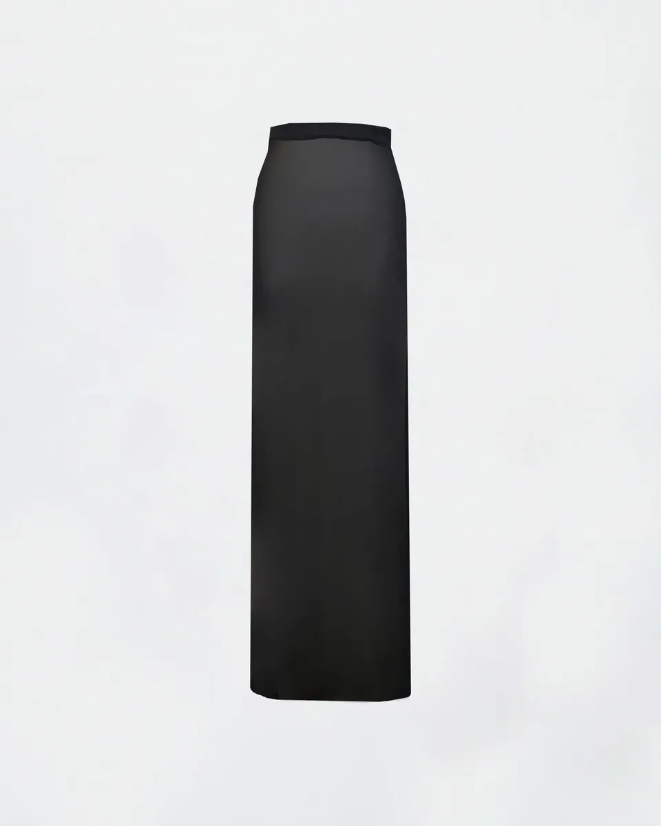 The Ethiquette Elena Jupe Mousseline Noire