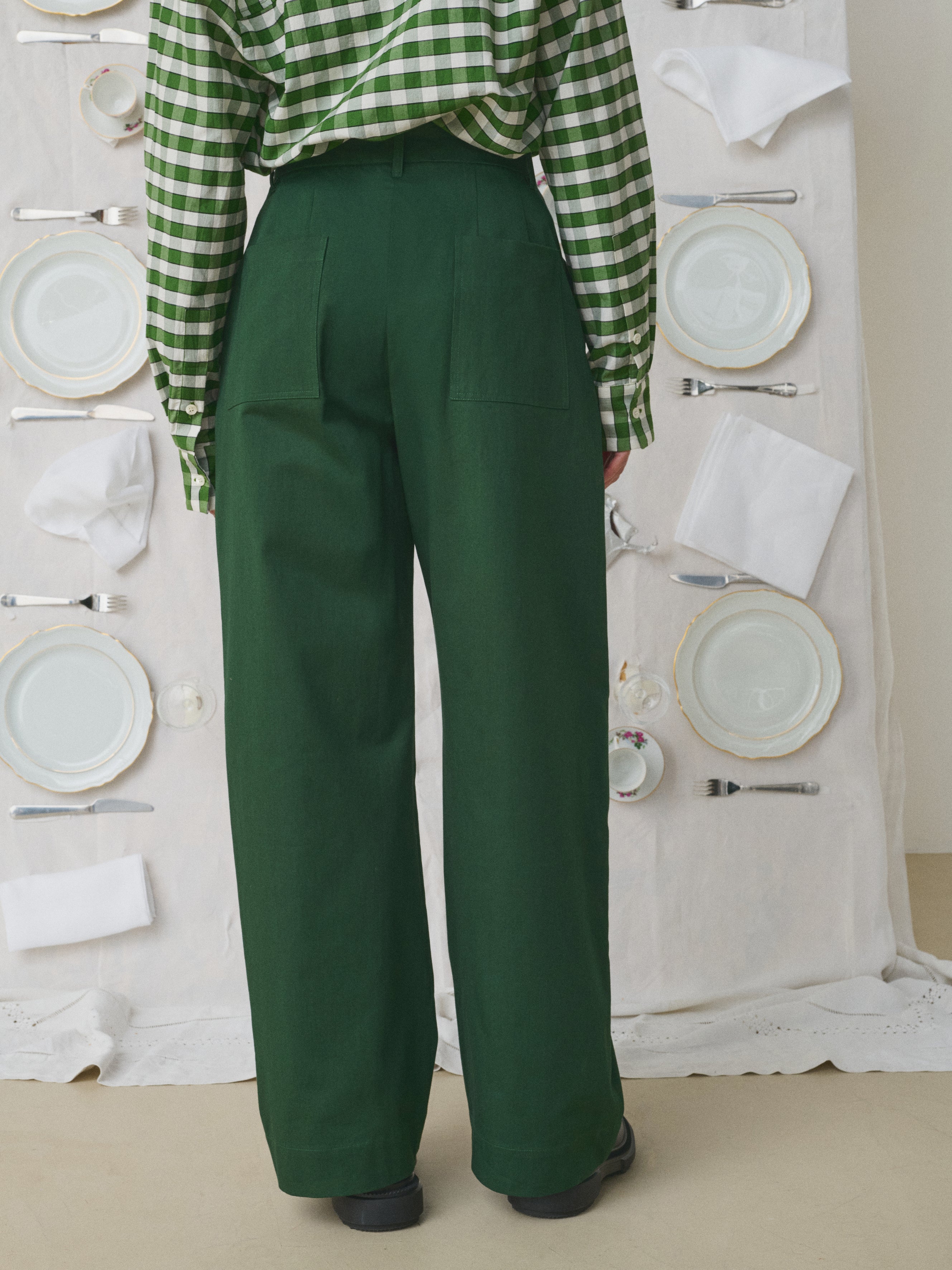 Mii Mii à table Miti Les Unis pantalon velours bordeaux