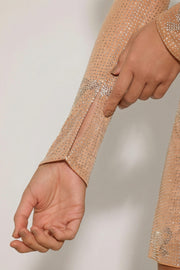 Oh Polly Nolene 12743 mini jupe almond strass