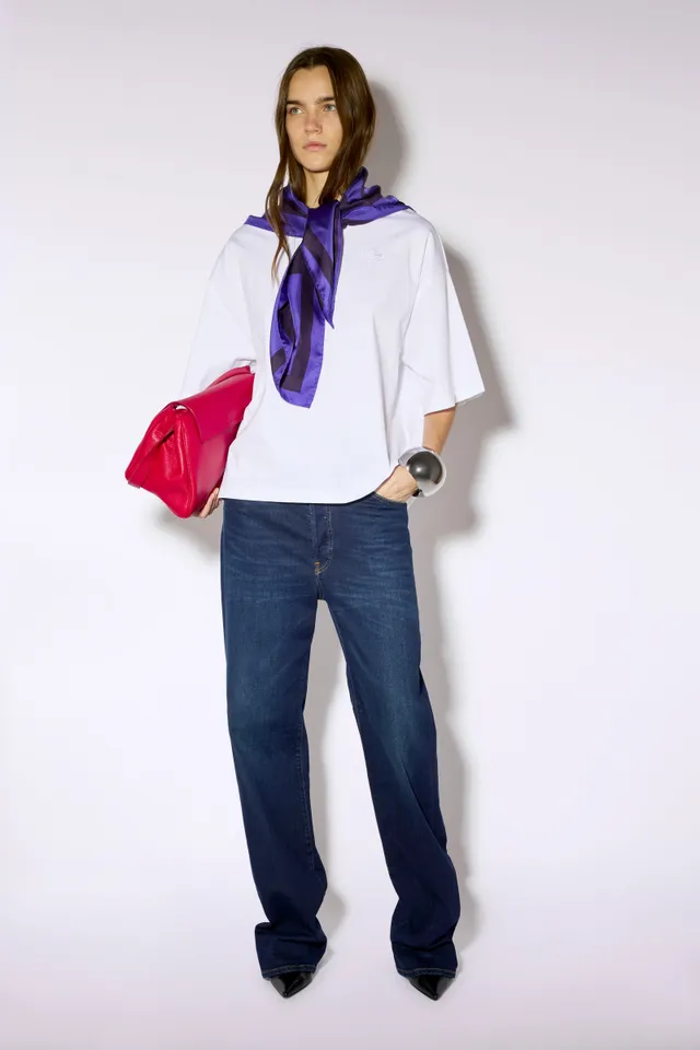 Liviana Conti Joshua jean droit comfort denim délavage moyen