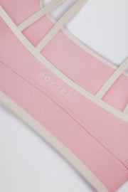 Bo+Tee Soft Active brassière sport rose clair contraste