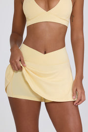 Oh Polly Bo+Tee Soft Active Mini Jupe-Short Citron