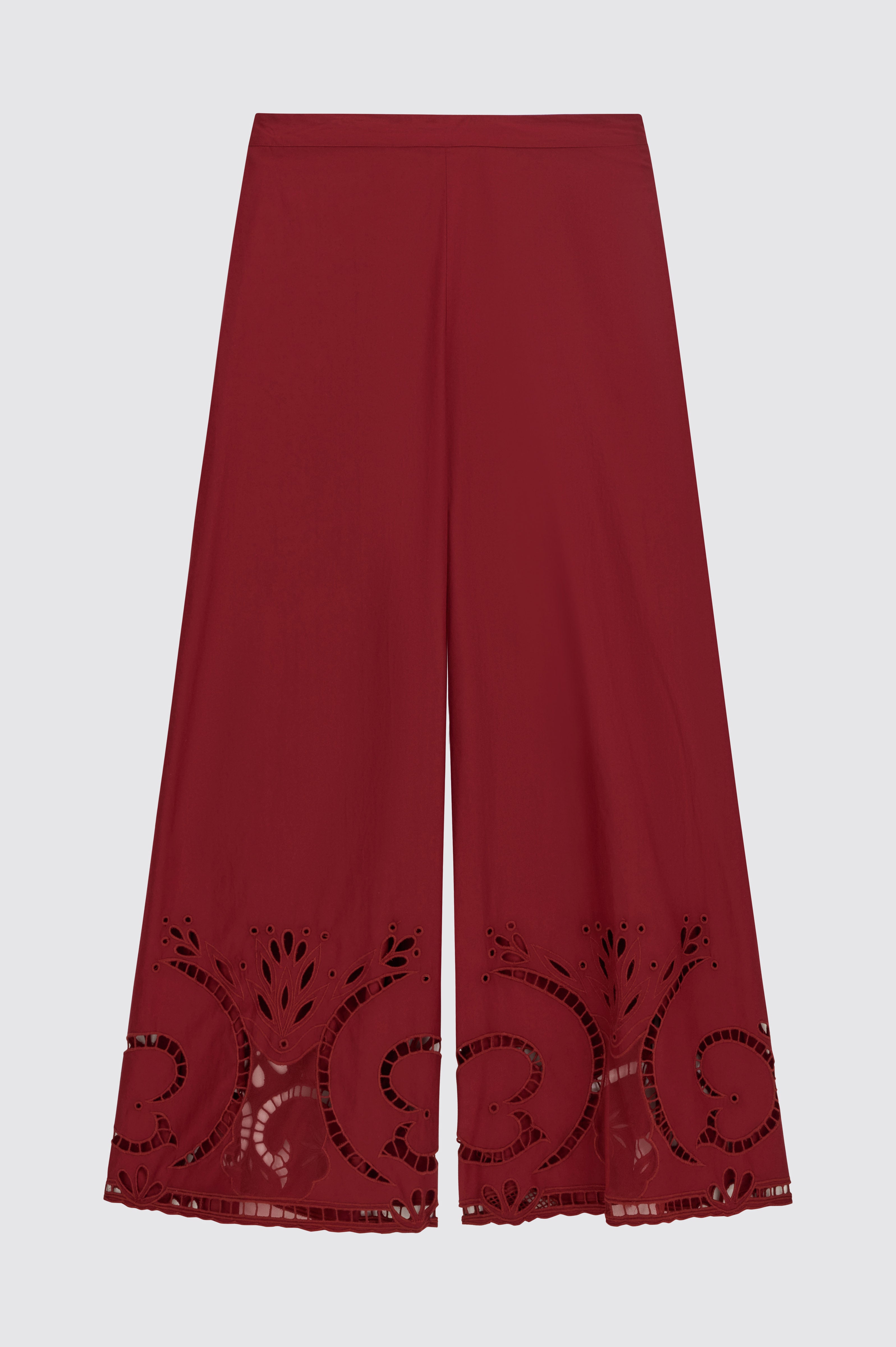 Liviana Conti Charlie pantalon palazzo coton terracotta