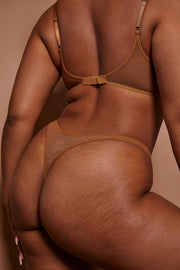 Oh Polly Base Layers Soft Mesh string almond maille