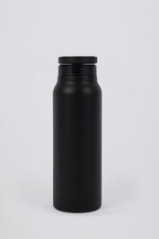 Bo+Tee gourde inox isotherme noire 1 L paille