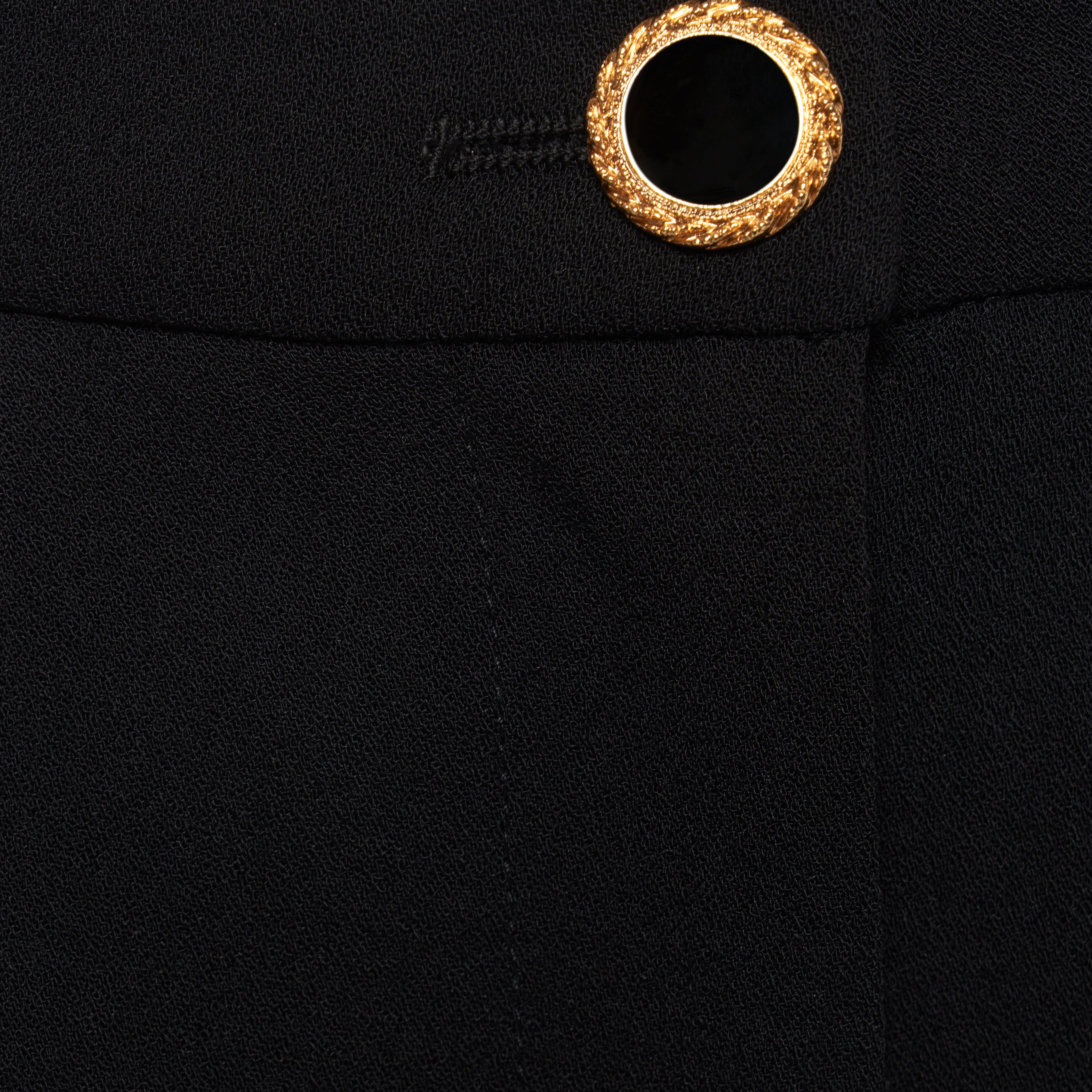 Alessandra Rich bermuda laine crêpe noir 36