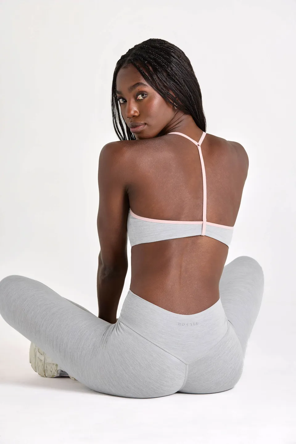 Oh Polly Bo+Tee Soft Active Brassière Gris Marl