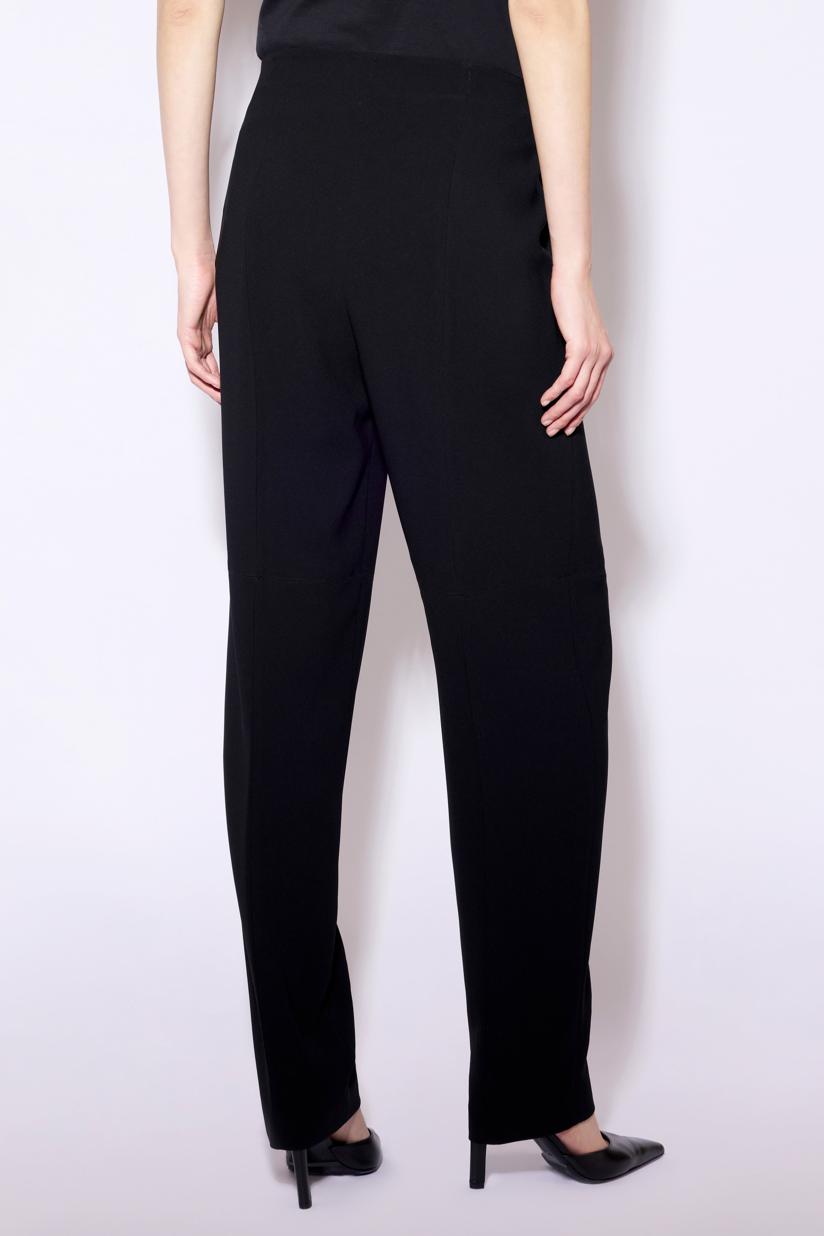 Liviana Conti Gerald pantalon cigarette noir crêpe