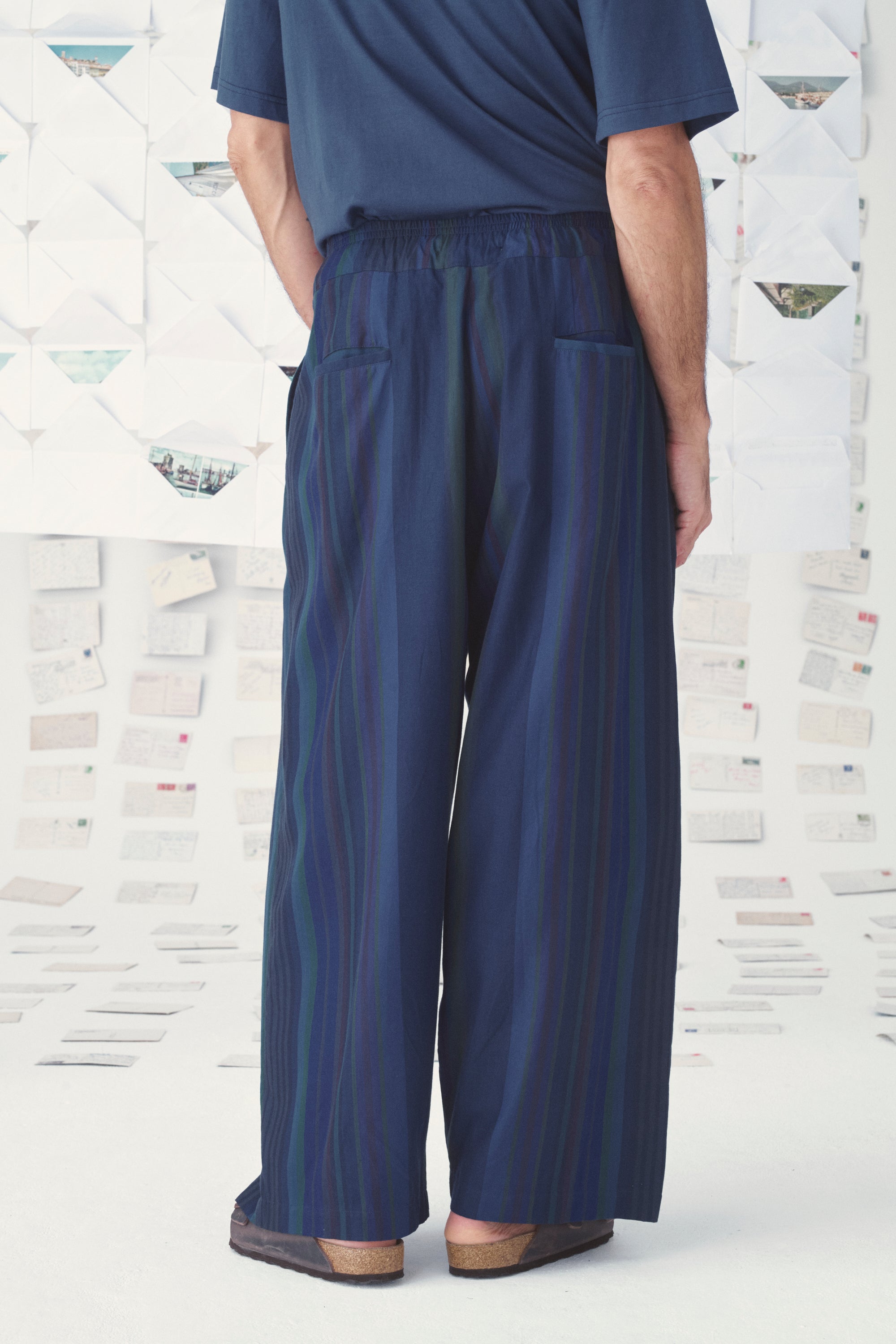 Mii Carte Postale Wan Les Unis pantalon baggy coton