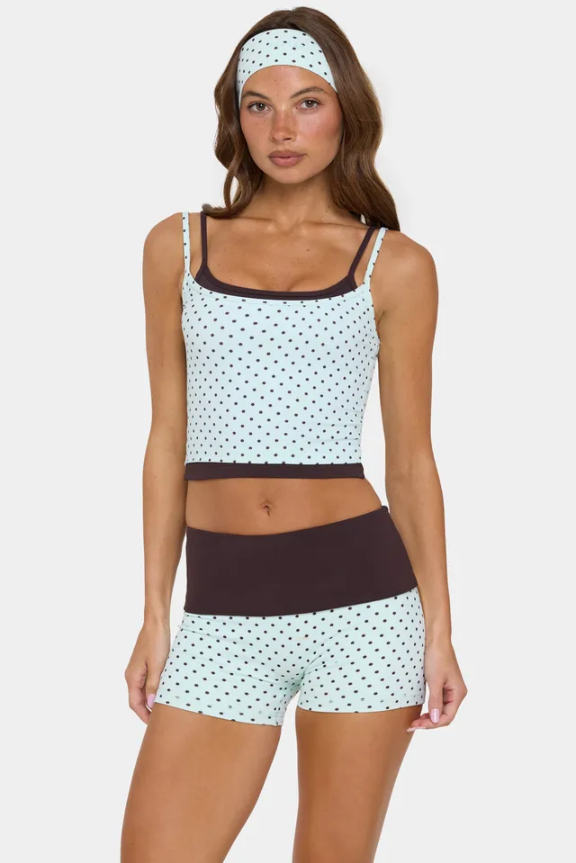Bo+Tee débardeur double menthe chip actif stretch bretelles