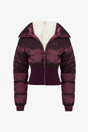 Oh Polly BT2406 Veste Ski Bordeaux Imperméable 18K