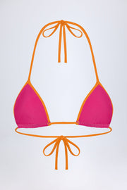 Oh Polly Swim Paita NS10609B haut bikini triangle fuchsia