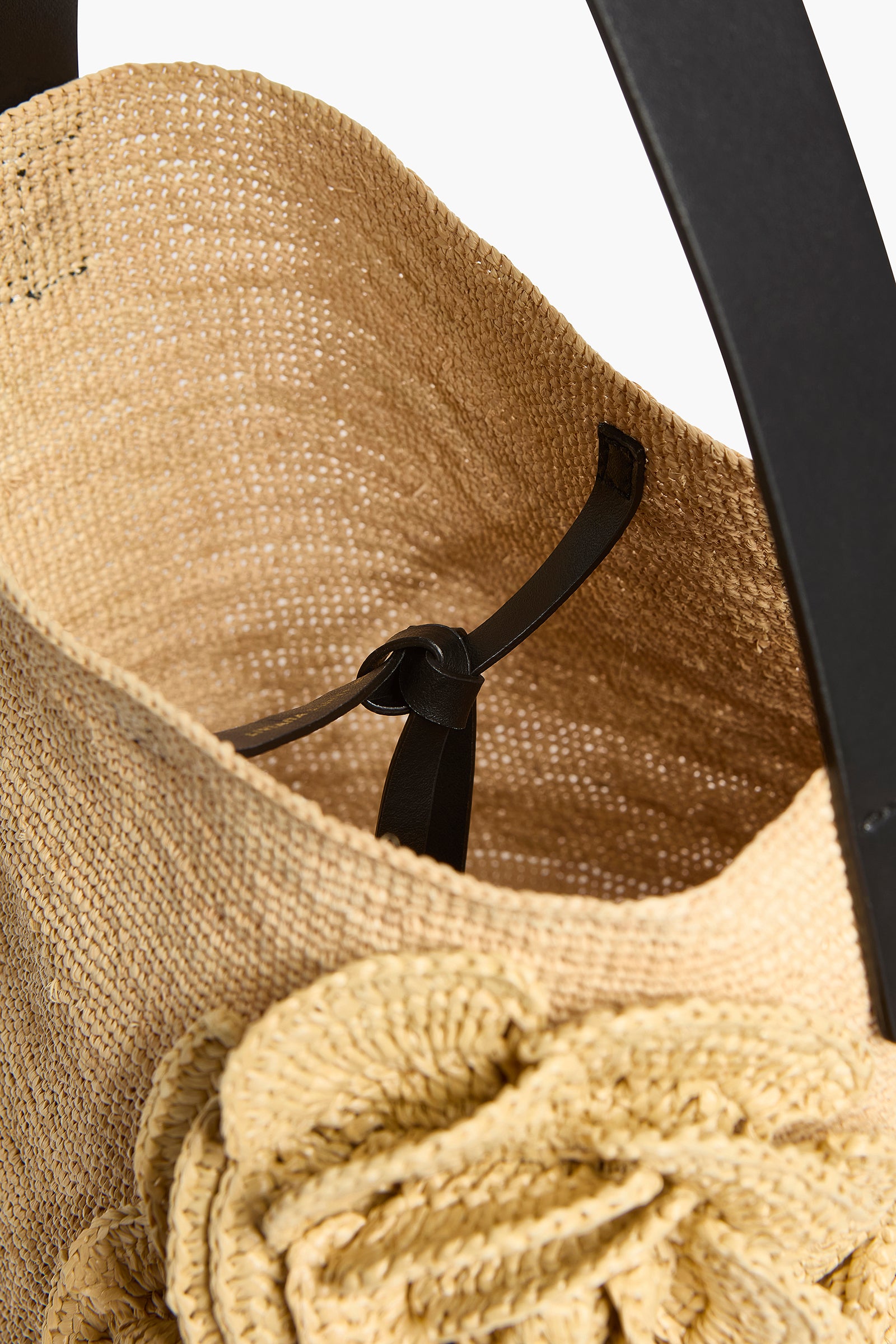 Liviana Conti Darcy sac raphia naturel TU