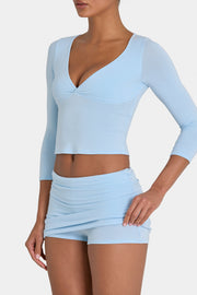Oh Polly Shorts Jupe-Short ButterCloud Ciel Sculptant