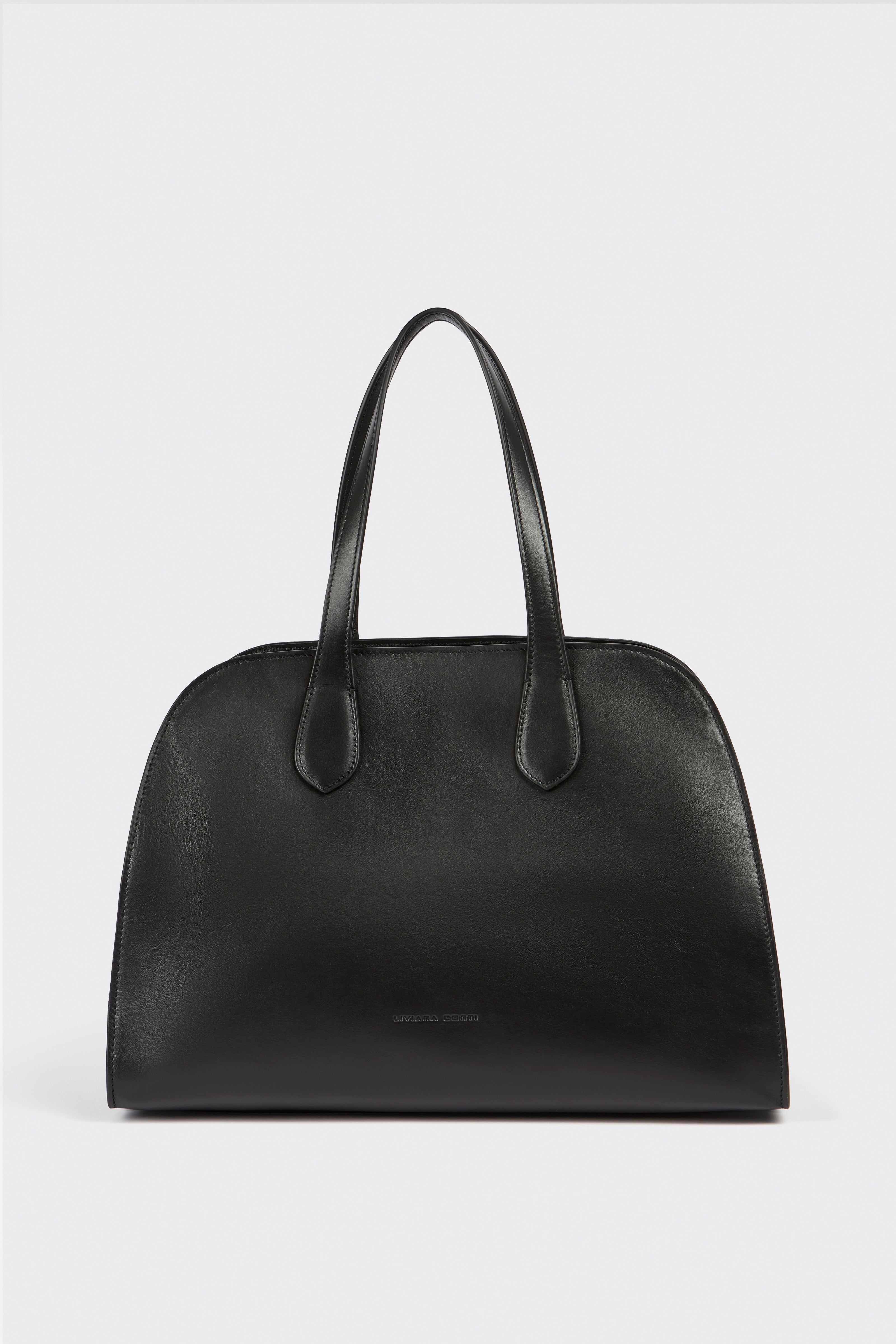 Liviana Conti Madison sac cuir noir veau lisse