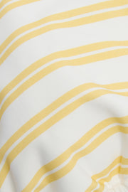 Oh Polly Swim haut bikini Kotor jaune citron rayé