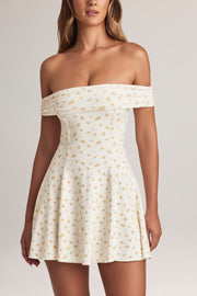 Oh Polly Jaida 14150 mini robe jersey floral modal