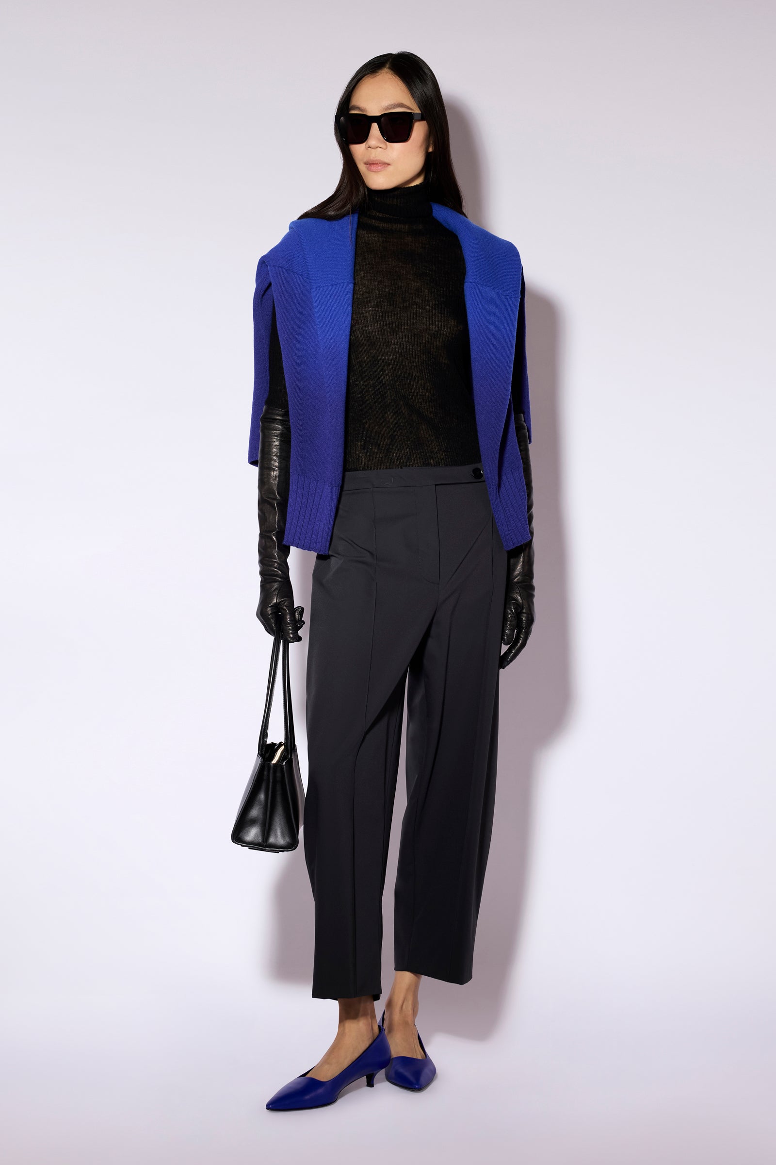 Liviana Conti Adam pantalon cropped anthracite taille 42