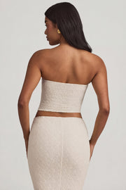Oh Polly Tops Tamia 14105 top dentelle ivoire bandeau