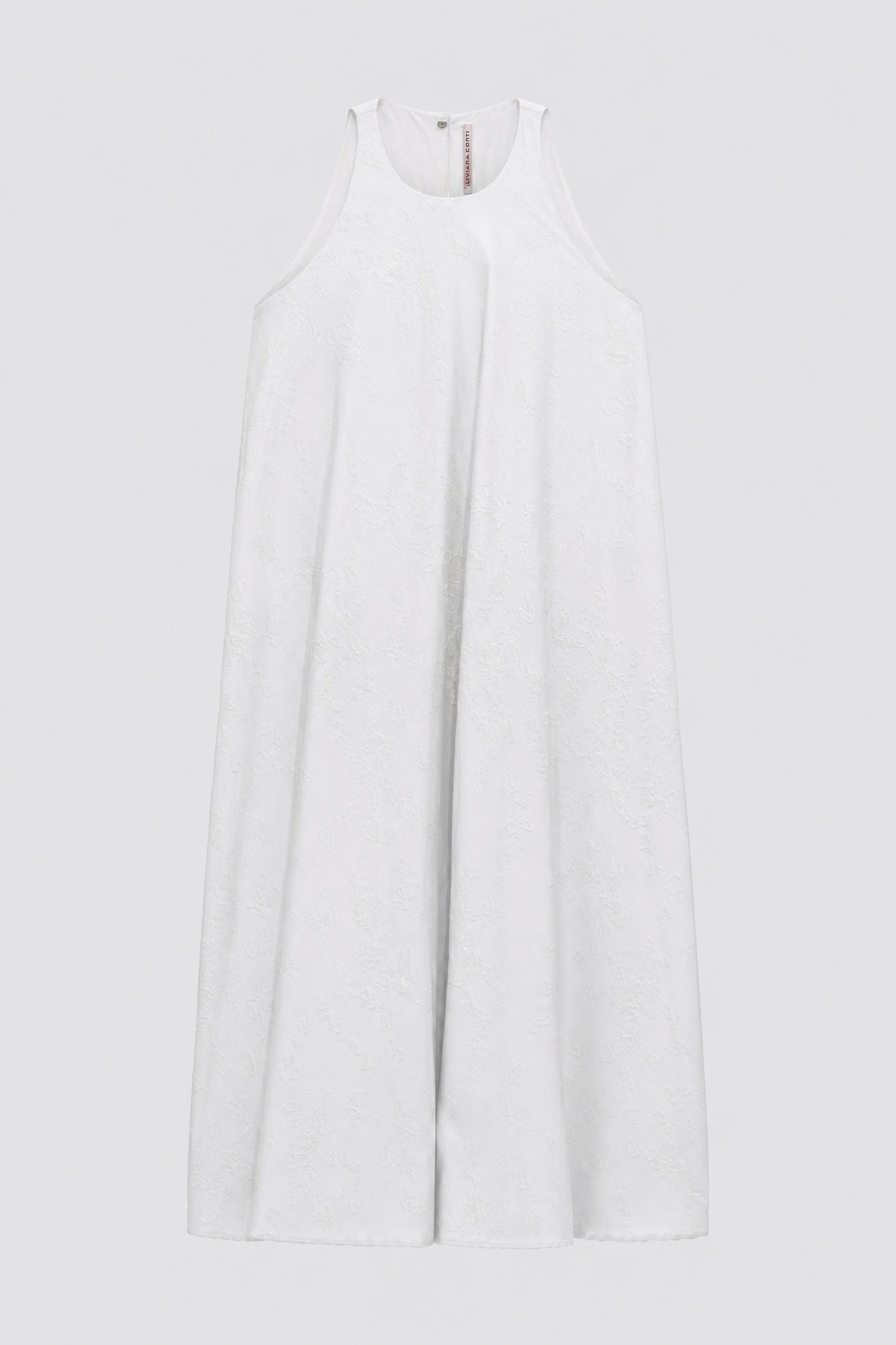 Liviana Conti Selma robe longue Corallo Terracotta popeline