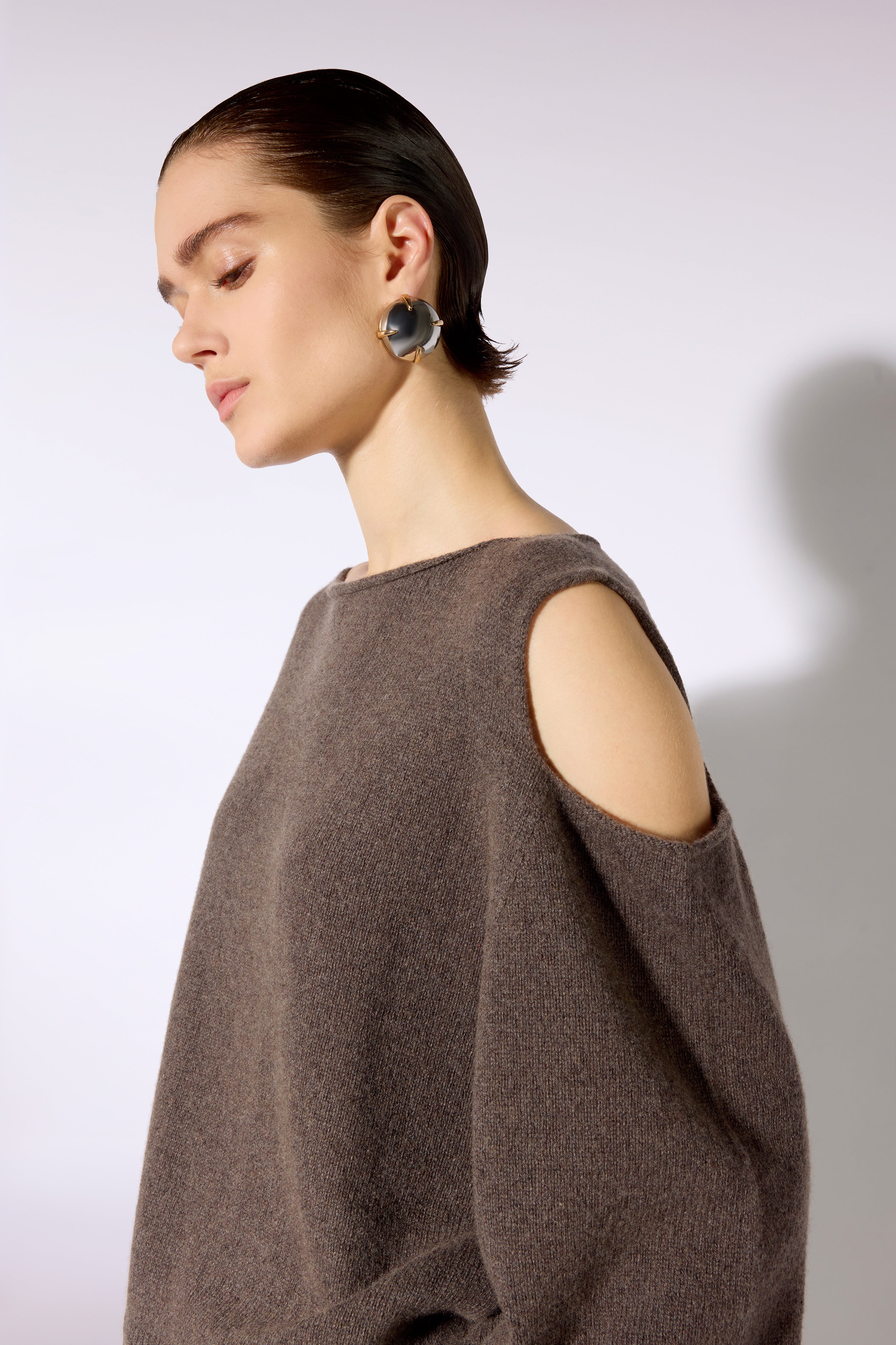 Liviana Conti Remy pull femme marron