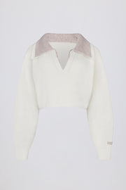 Oh Polly Knitwear Jumper BT02525 Pull Ivoire Laine
