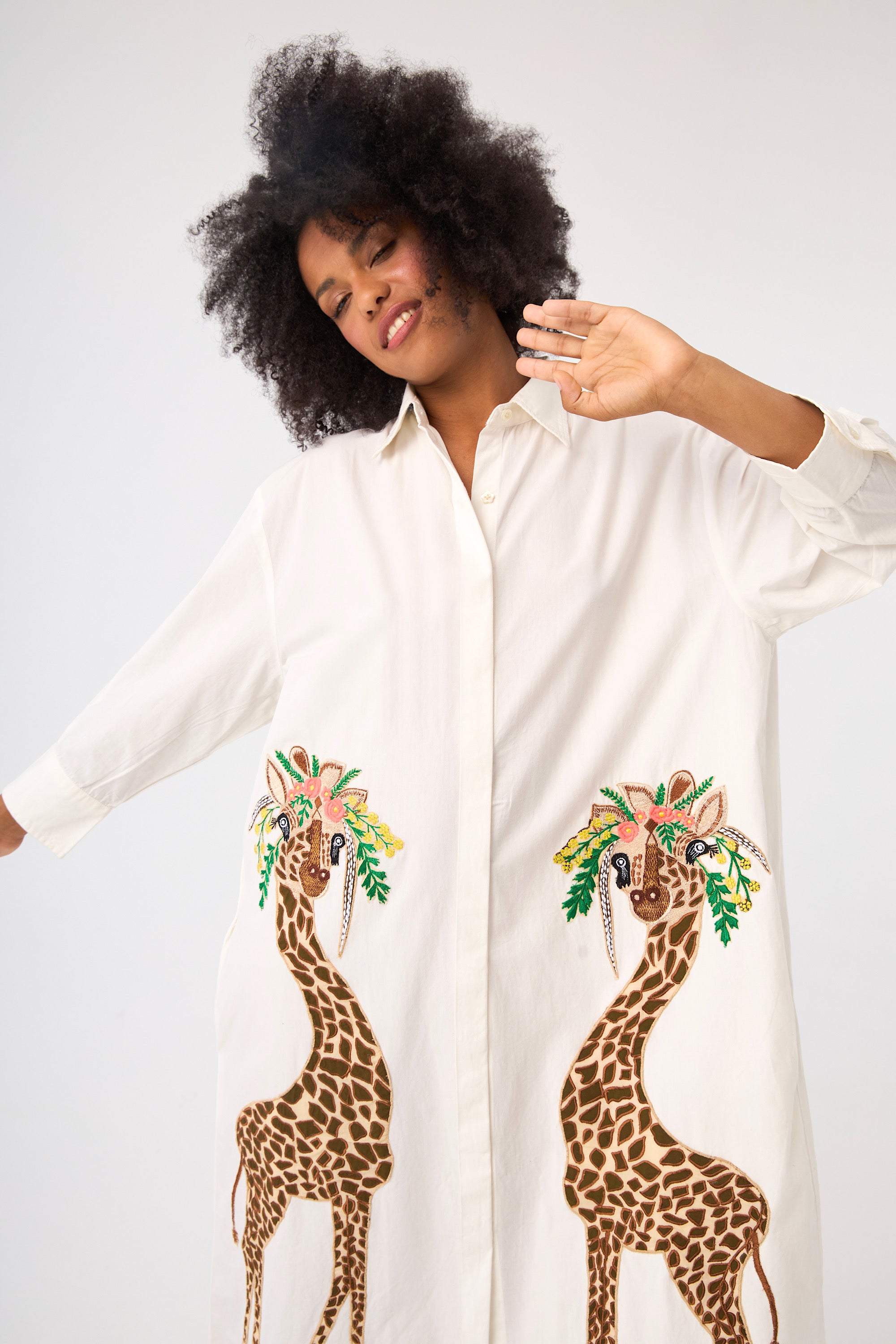 Chicosoleil Savanah robe longue blanche coton