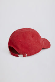 Bo+Tee BT2447 casquette baseball rouge foncé coton délavé