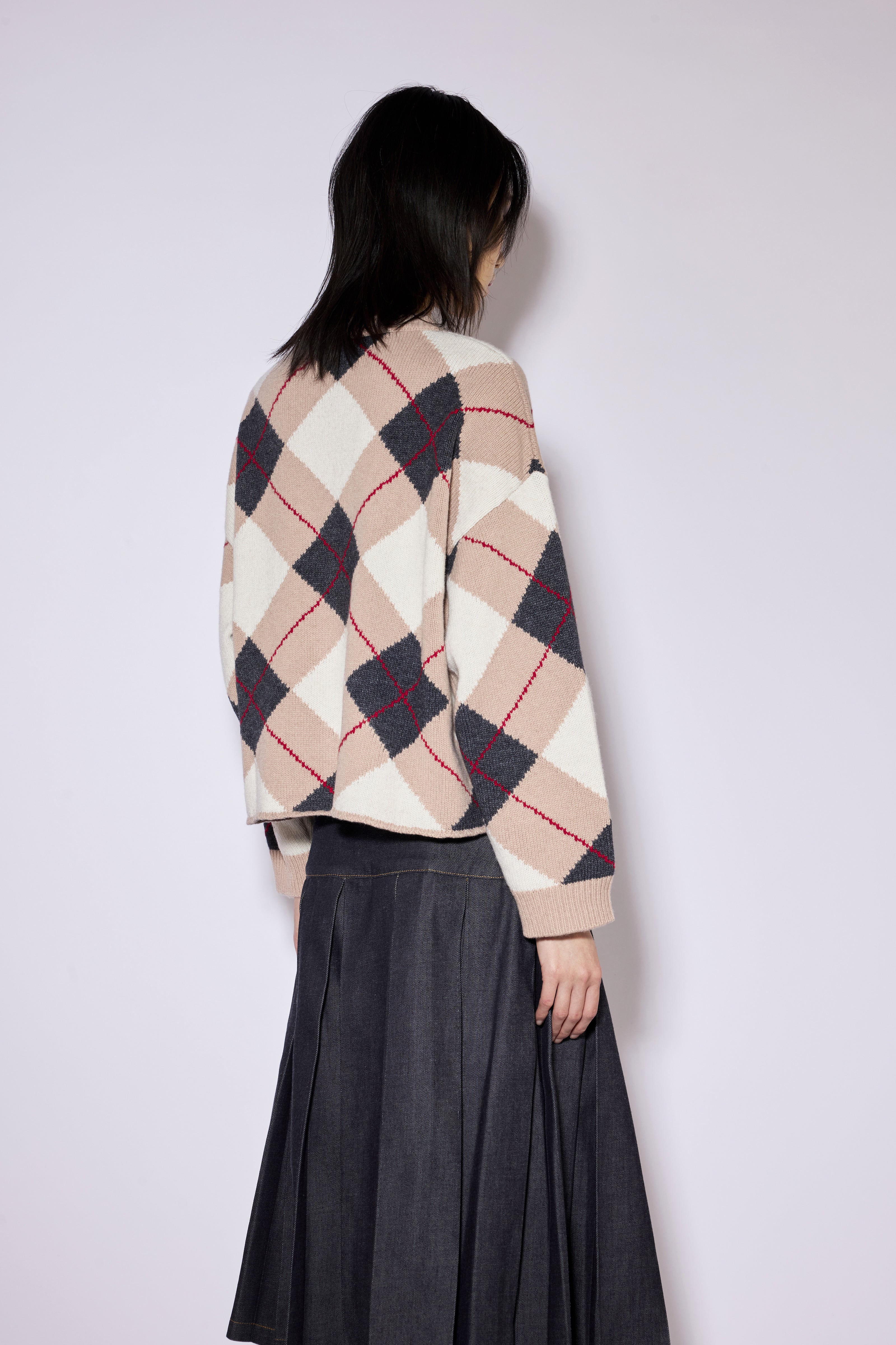 Liviana Conti Chantelle cardigan cachemire scotch/gris