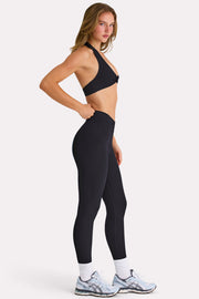 Oh Polly Bo+Tee BT0699 Legging Noir taille haute