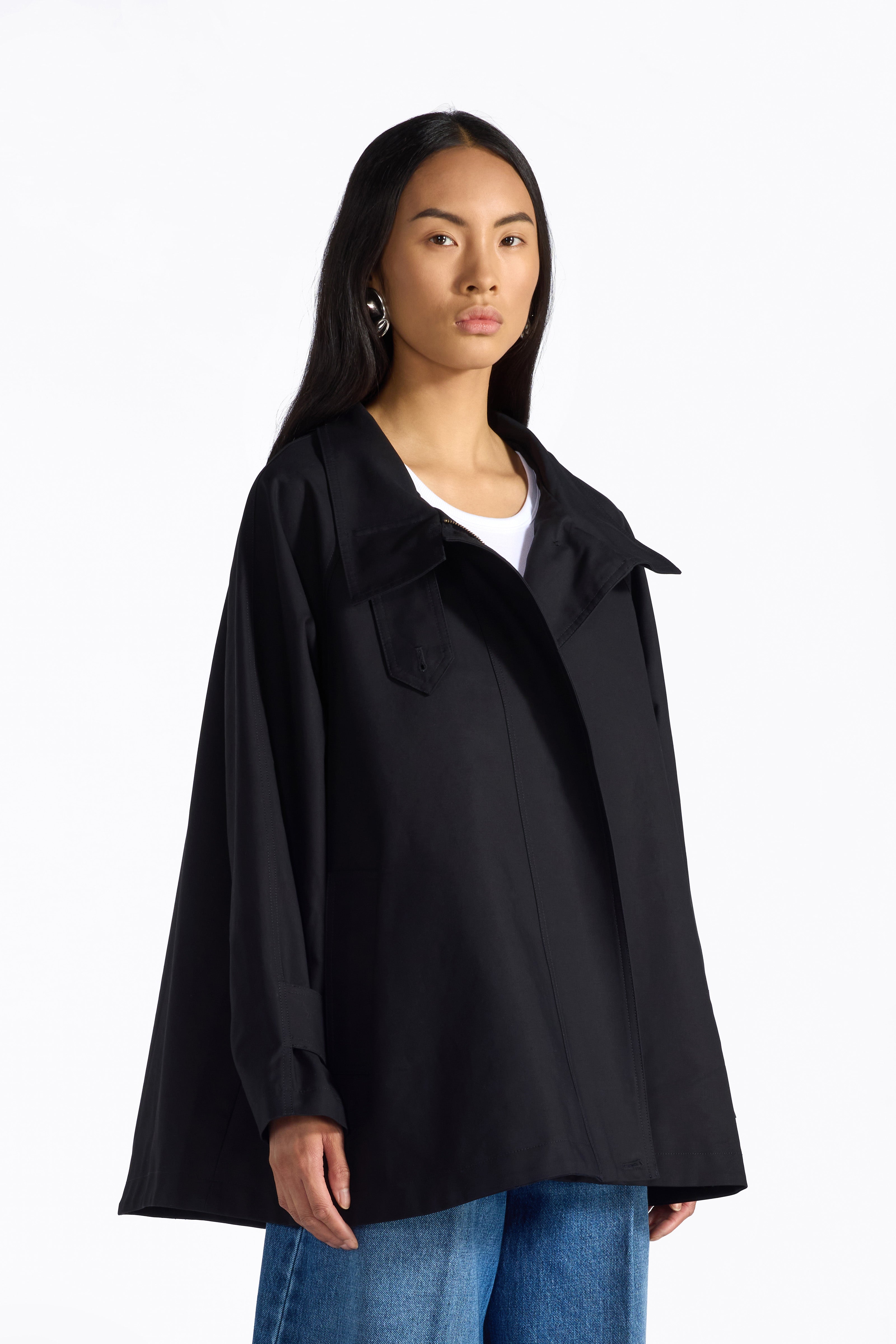 Liviana Conti Theodore veste coton noire déperlante