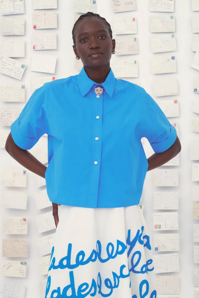 Mii en carte postale Alba Les Unis chemise popeline été