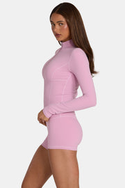Oh Polly Bo+Tee veste zippée Sweet Pink respirante taille S