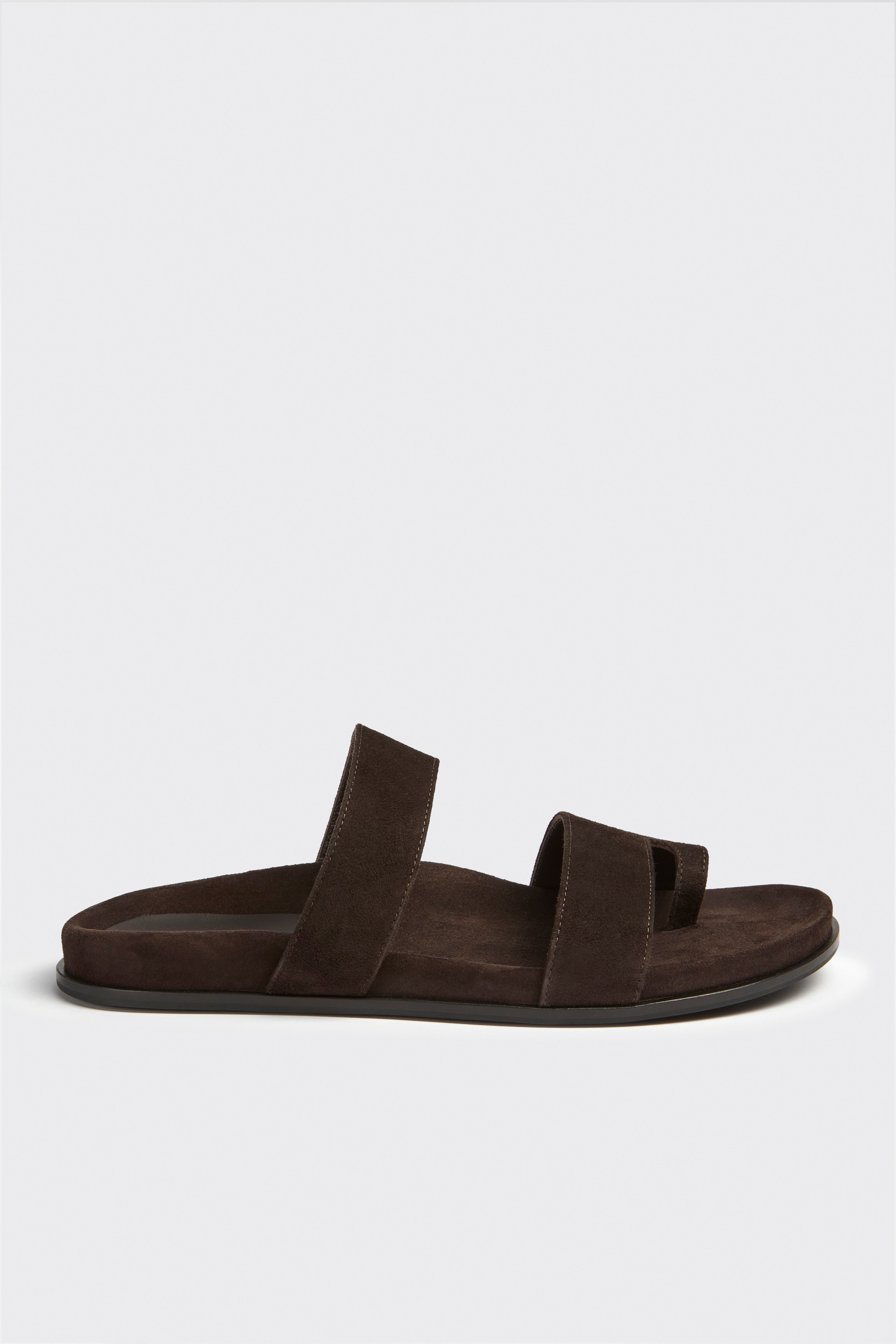 Liviana Conti Maggie mules plates Brandy daim