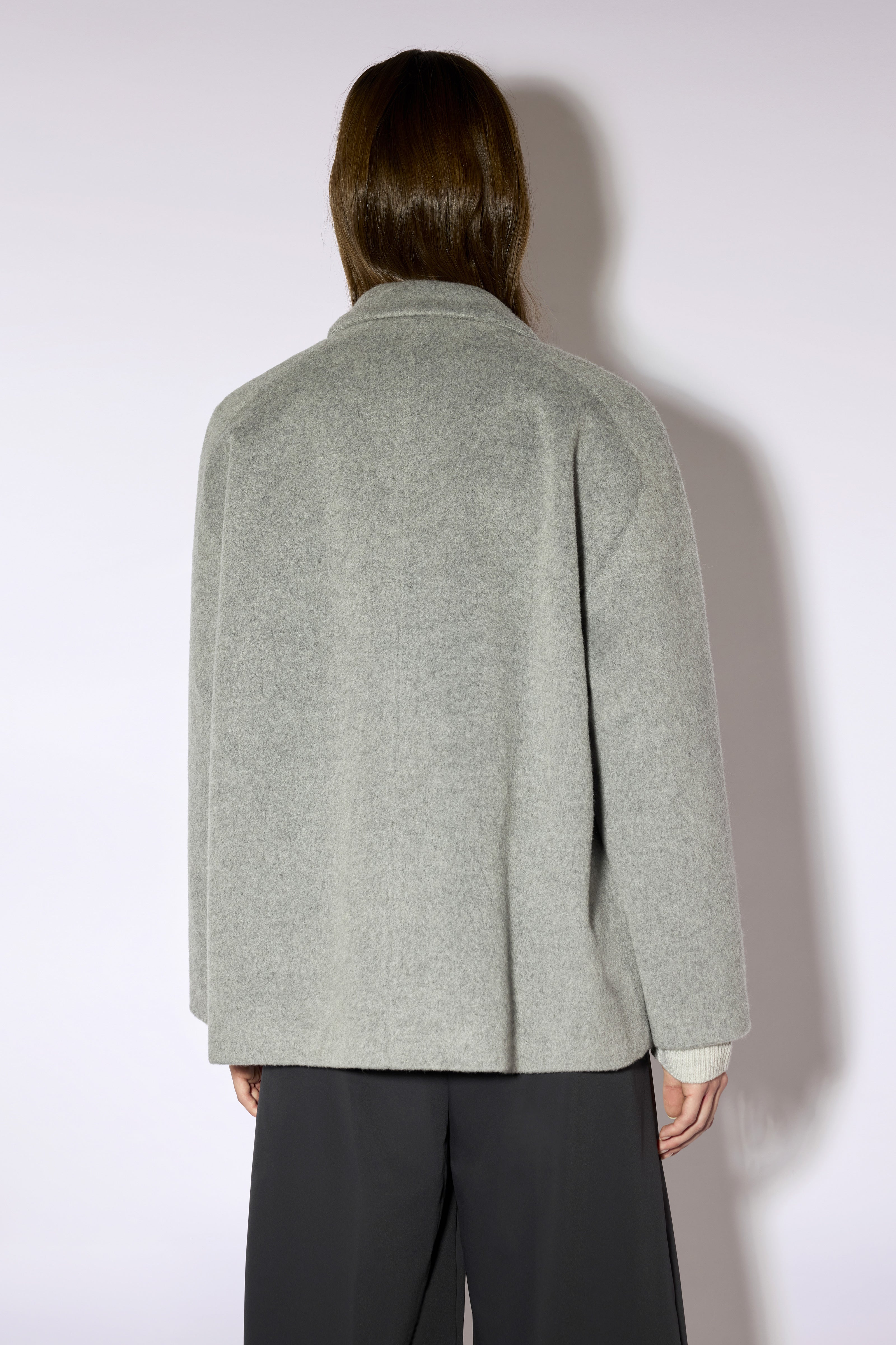 Liviana Conti Gwen veste drap cachemire gris 38-48