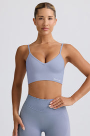 Oh Polly Define Luxe BT1134 Brassière Sport Bleu Gris