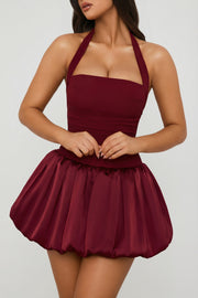 Oh Polly Ludmila 8381 micro mini robe corset rouge