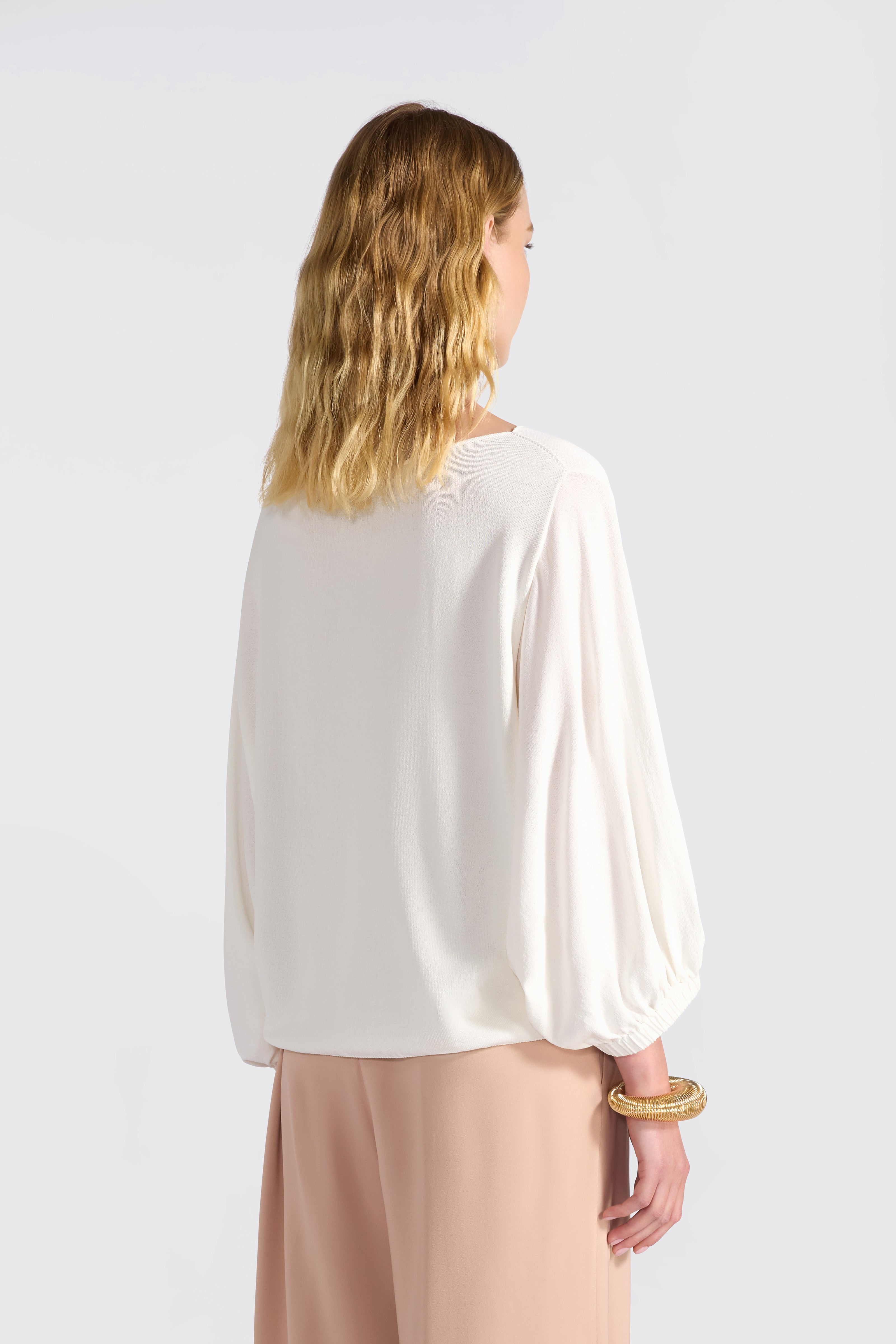 Liviana Conti Jenna pull manches 3/4 pomice viscose