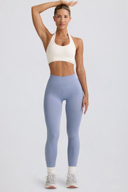 Oh Polly Define Luxe Legging Taille Haute Bleu Gris