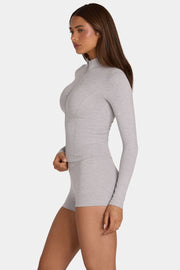 Oh Polly Bo+Tee Soft Active veste zippée gris chiné