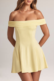 Oh Polly Jaida 14150 mini robe jaune Lemon Sherbet modal