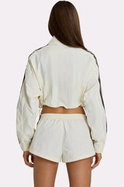 Oh Polly Shorts short tissé écru coconut