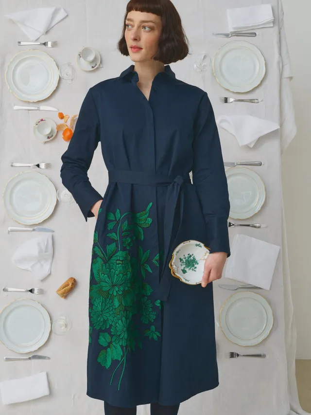 MII À table robe Luce La Vaisselle coton brodée