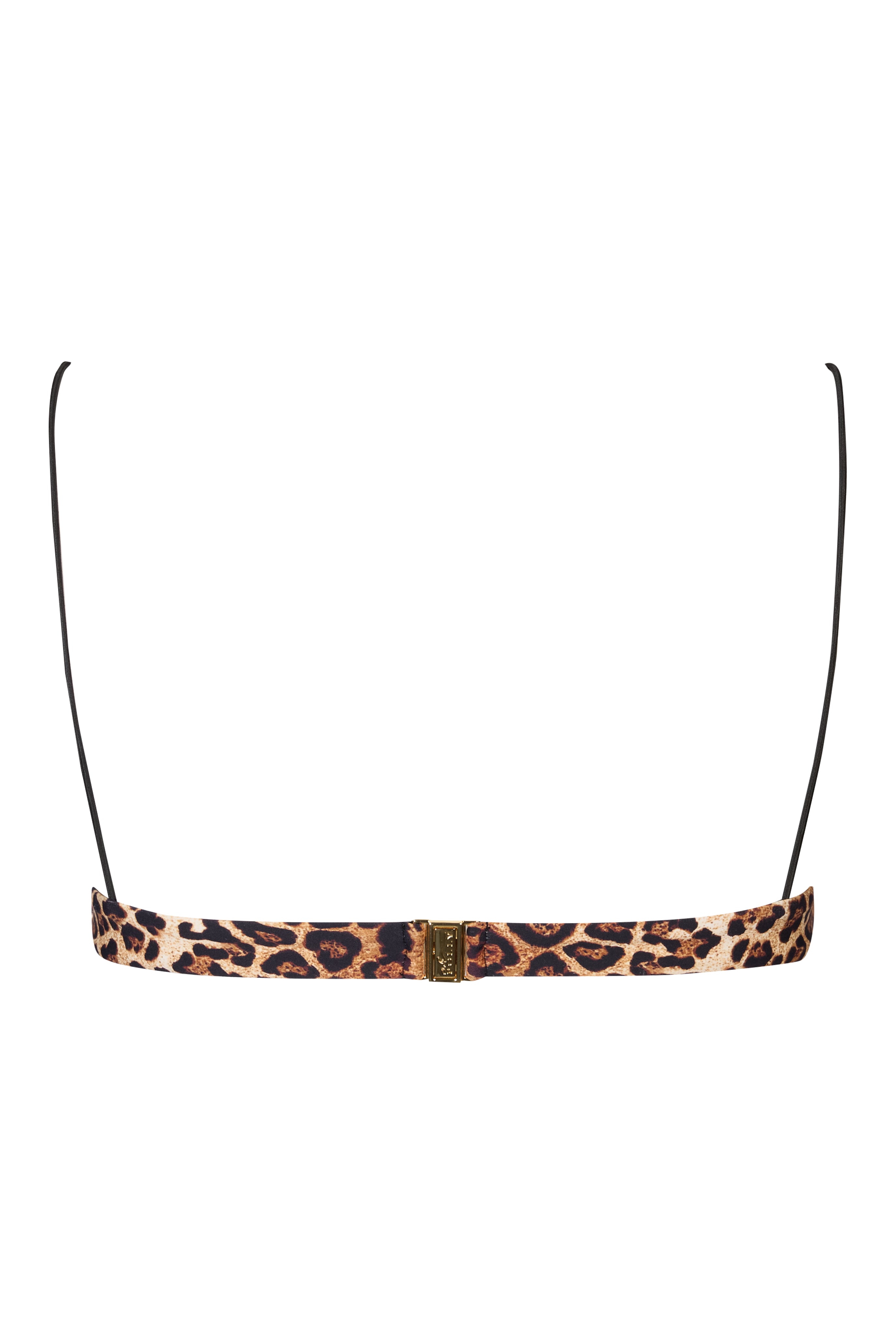 Oh Polly Swim Auley Haut Bikini Bandeau Léopard